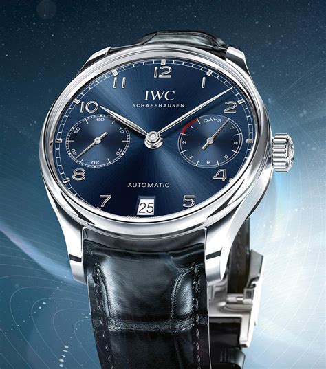 iwc portugieser chronograph blau|iwc portugieser chronograph automatic price.